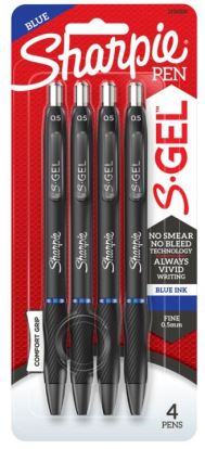 Sharpie 2116200 gel pen Retractable gel pen Fine Blue 4 pc(s)1