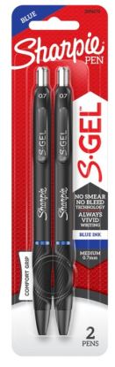 Sharpie 2096170 gel pen Retractable gel pen Blue 2 pc(s)1