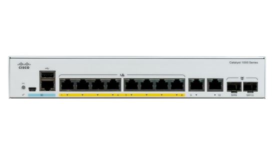 Cisco Catalyst C1000-8P-E-2G-L network switch Managed L2 Gigabit Ethernet (10/100/1000) Power over Ethernet (PoE) Gray1