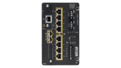 Cisco IE-3400-8P2S-A network switch Managed L2/L3 Gigabit Ethernet (10/100/1000) Power over Ethernet (PoE) Black1