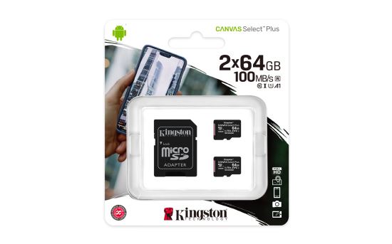 Kingston Technology Canvas Select Plus 64 GB SDXC UHS-I Class 101