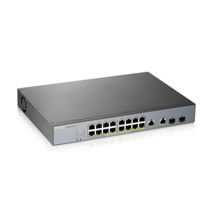 Zyxel GS1350-18HP network switch Managed L2 Gigabit Ethernet (10/100/1000) Power over Ethernet (PoE) Gray1