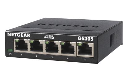 NETGEAR GS305-300PAS network switch Unmanaged L2 Gigabit Ethernet (10/100/1000) Black1