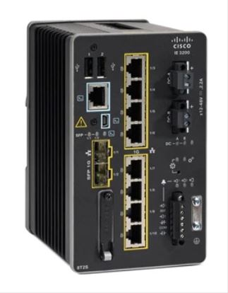 Cisco Catalyst IE-3200-8T2S-E network switch Managed L2/L3 Gigabit Ethernet (10/100/1000) Black1