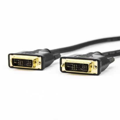 Rocstor Y10C187-B1 DVI cable 78.7" (2 m) DVI-D Black1