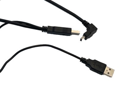 Mimo Monitors CBL-USB5.0M-1080-Y USB cable 196.9" (5 m) USB A USB A/Mini-USB B Black1