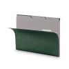 Interior File Folders, 1/3-Cut Tabs: Assorted, Letter Size, 0.75" Expansion, Gray, 100/Box2