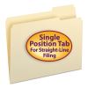 Manila File Folders, 1/3-Cut Tabs: Right Position, Letter Size, 0.75" Expansion, Manila, 100/Box1