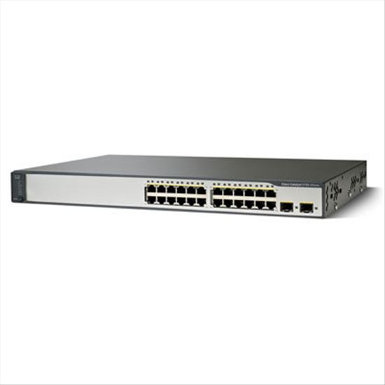 Cisco Catalyst C3750V224PSS, Refurbished Managed L2/L3 Fast Ethernet (10/100) Power over Ethernet (PoE) 1U Gray1