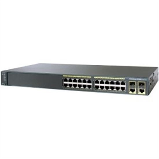 Cisco Catalyst C2960-24-S, Refurbished Managed L2 Fast Ethernet (10/100) 1U Black1