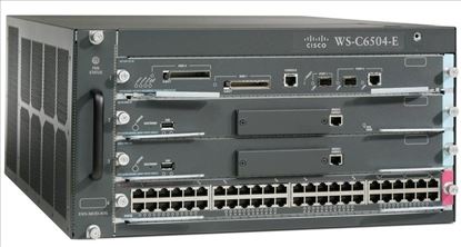 Cisco 6504 Enhanced, Refurbished network equipment chassis 5U1