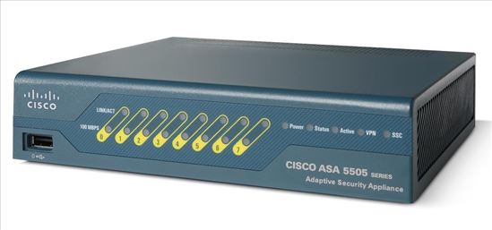 Cisco ASA 5505, Refurbished hardware firewall 1U 150 Mbit/s1