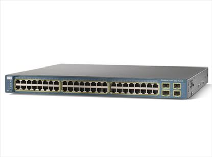 Cisco Catalyst C3560G-48TSE, Refurbished Managed L2 Gigabit Ethernet (10/100/1000) 1U Black, Blue1