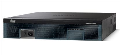 Cisco 2921, Refurbished wired router Fast Ethernet Black, Blue1