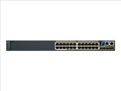 Cisco Catalyst C2960S-24PSL, Refurbished Managed L2 Gigabit Ethernet (10/100/1000) Power over Ethernet (PoE) 1U Black1