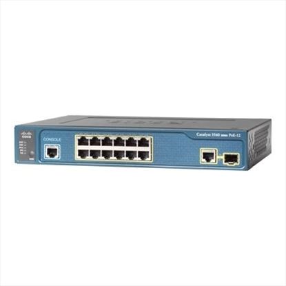 Cisco Catalyst C3560-12PC-S, Refurbished Managed Power over Ethernet (PoE) 1U Blue1