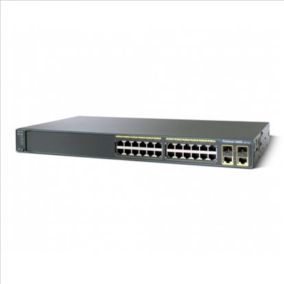 Cisco C2960-24PC-S, Refurbished Managed L2 Fast Ethernet (10/100) Power over Ethernet (PoE) 1U Black1