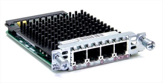 Cisco VIC2-4FXO, Refurbished voice network module RJ-451