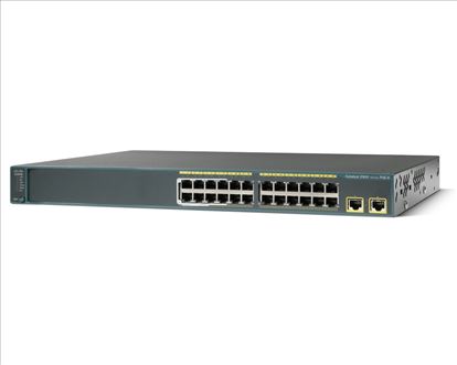 Cisco Catalyst WS-C2960-24LT-L Managed L2 Fast Ethernet (10/100) Power over Ethernet (PoE) 1U Black1