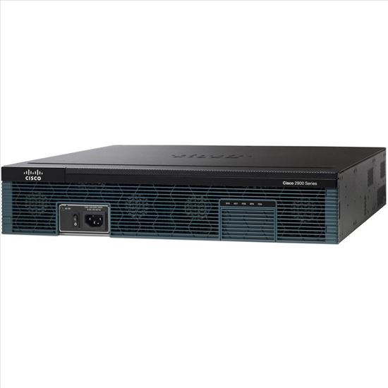 Cisco C2921-VSEC/K9, Refurbished wired router Gigabit Ethernet Black1