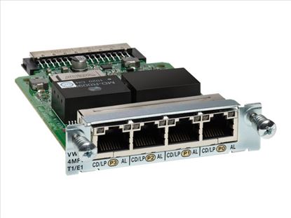 Cisco VWIC3-4MFT-T1E1, Refurbished voice network module RJ-451