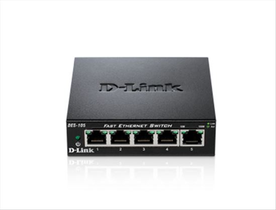 D-Link DES-105 network switch Unmanaged Black1