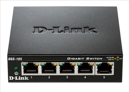 D-Link DGS-105 network switch Unmanaged Black1