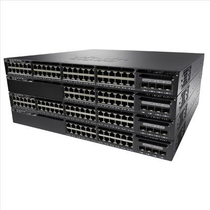Cisco Catalyst C3650-48FD-S, Refurbished Managed L3 Gigabit Ethernet (10/100/1000) Power over Ethernet (PoE) 1U Black1