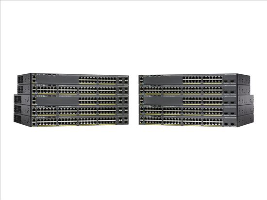 Cisco Catalyst C2960X48TSLL, Refurbished Managed L2/L3 Gigabit Ethernet (10/100/1000) 1U Black1