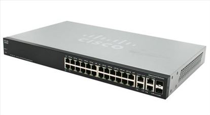 Cisco SF500-24-K9-G5, Refurbished Managed L3 Black1
