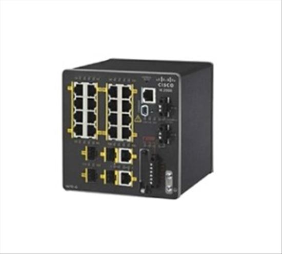 Cisco IE-2000-16PTC-G-L, Refurbished Managed L2 Fast Ethernet (10/100) Power over Ethernet (PoE) Black1