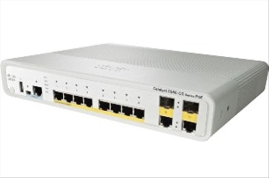 Cisco Catalyst C3560C-8PC-S, Refurbished Managed L2 Fast Ethernet (10/100) Power over Ethernet (PoE) White1