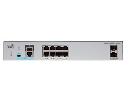 Cisco Catalyst 2960-L, Refurbished Managed L2 Gigabit Ethernet (10/100/1000) 1U Gray1