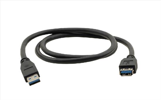 Kramer Electronics USB-A (M) to USB-A (F) 3.0, 0.9m USB cable 35.4" (0.9 m) USB 3.2 Gen 1 (3.1 Gen 1) USB A Black1