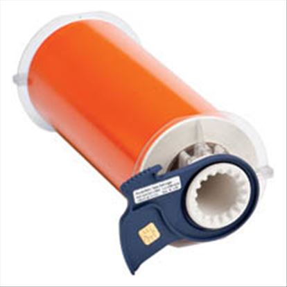 Brady 13556 printer label Orange Self-adhesive printer label1