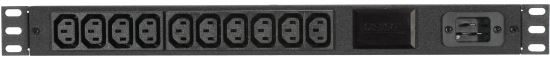 Vertiv GBRELN102-0020/16 power distribution unit (PDU) 10 AC outlet(s) 1U Black1