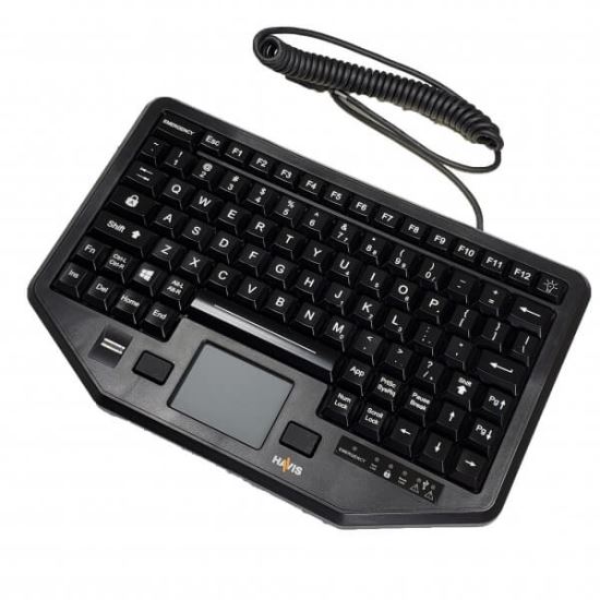Havis KB-104 mobile device keyboard Black QWERTY English1