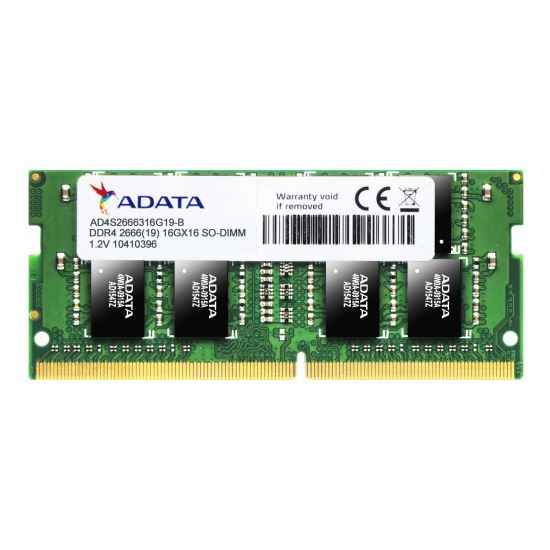 ADATA AD4S2666316G19-B memory module 16 GB 1 x 16 GB DDR4 2666 MHz1