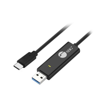 Siig JU-CSL211-S1 USB cable 59.1" (1.5 m) USB 3.2 Gen 1 (3.1 Gen 1) USB A USB C Black1