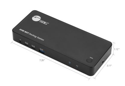 Siig CE-DK0111-S1 notebook dock/port replicator Docking USB 3.2 Gen 1 (3.1 Gen 1) Type-C Black1