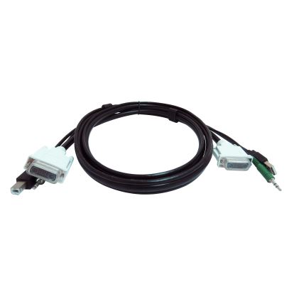 Black Box SKVMCBL-DVI-06TAA KVM cable Black, White 70.9" (1.8 m)1