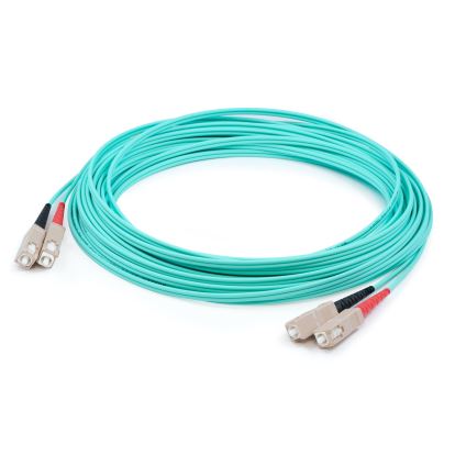 AddOn Networks ADD-SC-SC-9M5OM4-TAA fiber optic cable 354.3" (9 m) LOMM OM4 Aqua color1