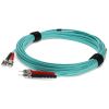 AddOn Networks ADD-ST-ST-9M5OM4-TAA fiber optic cable 354.3" (9 m) LOMM OM4 Aqua color1