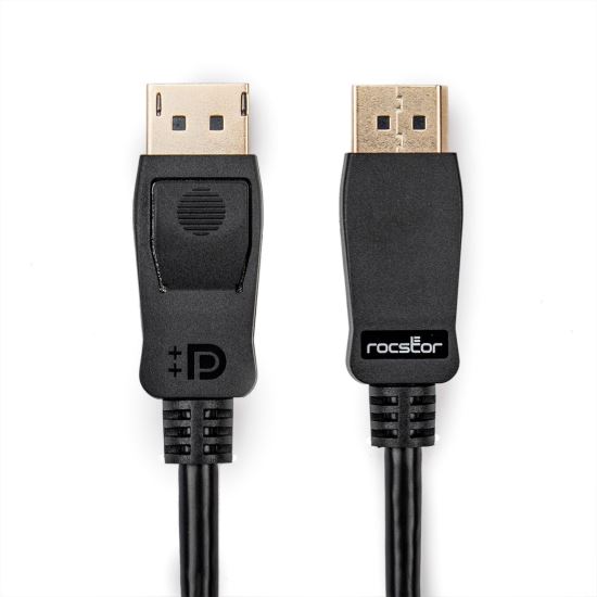 Rocstor DISPLAYPORT 1.4 CABLE 3FT 1M 39.4" (1 m) Black1