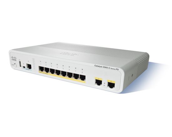 Cisco Catalyst WS-C2960CPD-8TT-L network switch Managed L2 Fast Ethernet (10/100) White1