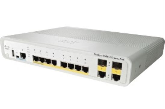 Cisco Catalyst WS-C3560C-8PC-S network switch Managed L2 Fast Ethernet (10/100) Power over Ethernet (PoE) 1U White1