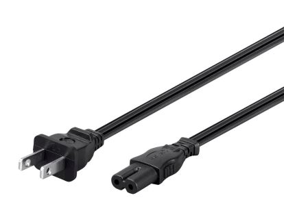 Monoprice 7674 power cable Black 180" (4.57 m) NEMA 1-15P C7 coupler1