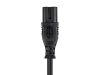 Monoprice 7674 power cable Black 180" (4.57 m) NEMA 1-15P C7 coupler6