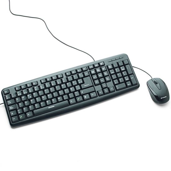 Verbatim 98111 keyboard Mouse included USB Black1