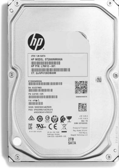 HP Disque dur SMR 2 To 7200 tr/min SATA 2000 GB Serial ATA1